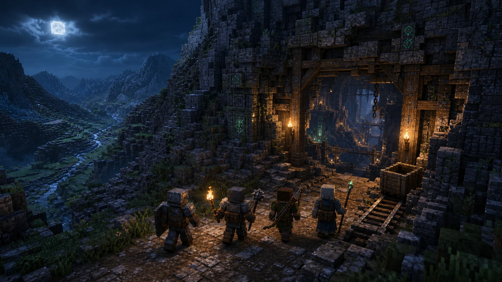 Dungeons with a place in the world